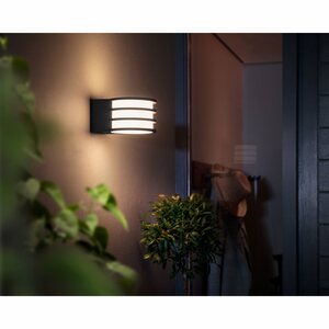 Philips Hue LED-Wandleuchte Lucca Anthrazit EEK: A+