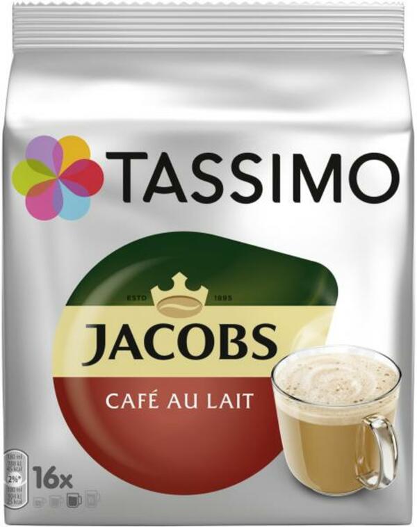 Bild 1 von Tassimo Kapseln Jacobs Café au Lait, 16 Kaffeekapseln