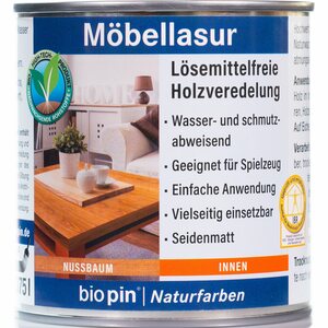 biopin Möbellasur nussbaum 0,375 l