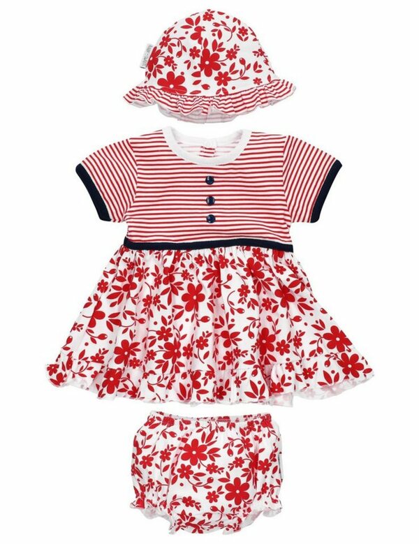 Bild 1 von Baby Sweets Kleid, Hose & Kopftuch »3tlg Set Kleid + Shorts + Mütze« (1-tlg)