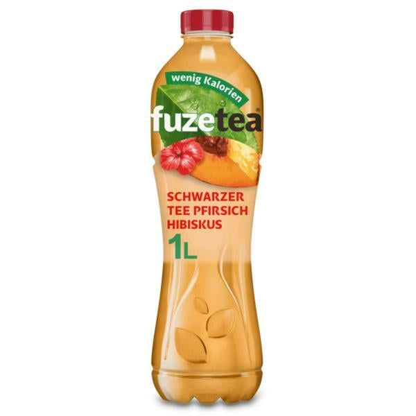 Bild 1 von Fuze Tea Schwarzer Tee Pfirsich-Hibiskus (Einweg)