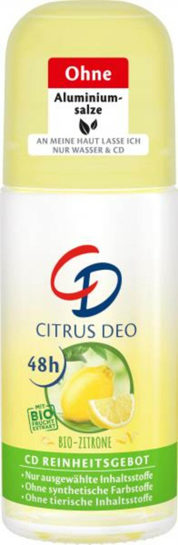 Bild 1 von CD Citrus Deo Roll-On Bio-Zitrone