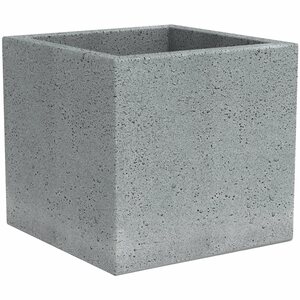 Scheurich Pflanzgefäß C-Cube 240 Ø 28,5 cm Stony Grey