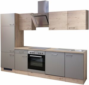 Flex-Well Küchenzeile »Riva«, mit E-Geräten, Gesamtbreite 280 cm