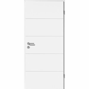 Zimmertür Straight Line Weiß (5505) 73,5 cm x 198,5 cm Anschlag L