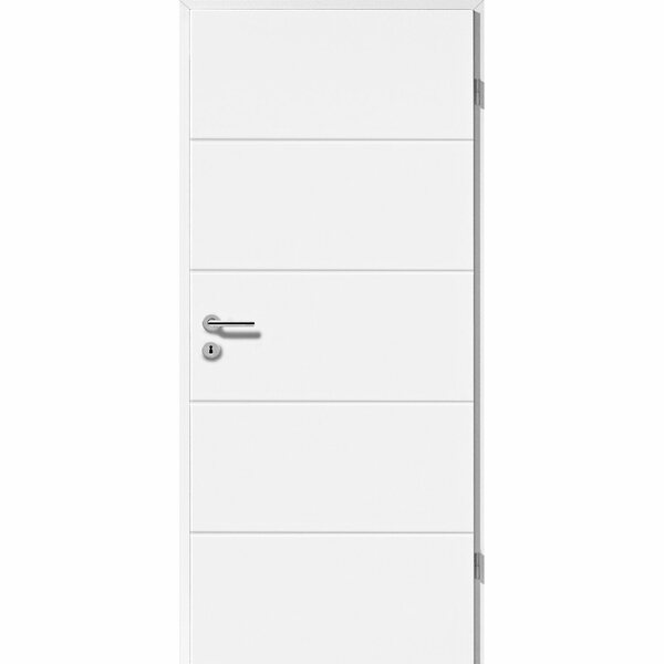 Bild 1 von Zimmertür Straight Line Weiß (5505) 73,5 cm x 198,5 cm Anschlag L