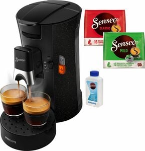 Senseo Kaffeepadmaschine Select ECO CSA240/20, inkl. Gratis-Zugaben im Wert von € 14,- UVP zusätzlich zum Willkommens-Paket (80 Pads & Paddose gratis bei Registrierung)