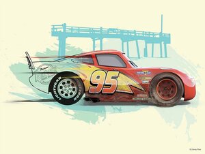 Komar Wandbild »Cars Lightning McQueen«