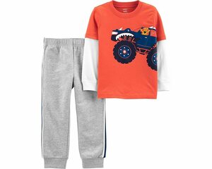 Carter`s Langarmshirt »Baby Set Langarmshirt + Jogginghose für Jungen,«