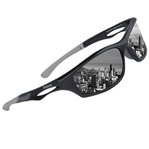 Duduma Herren Sonnenbrille Herren Polarisiert Sport Sonnenbrille UV400 Schutz Sportbrille zum Angeln Laufen Fahrrad brillen für Herren Damen TR90