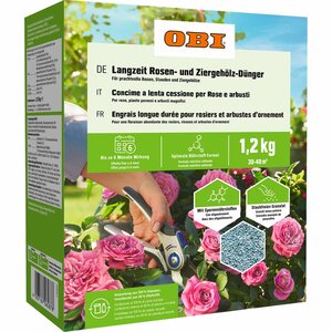 OBI Langzeit Rosen- und Ziergehölz-Dünger 1,2 kg