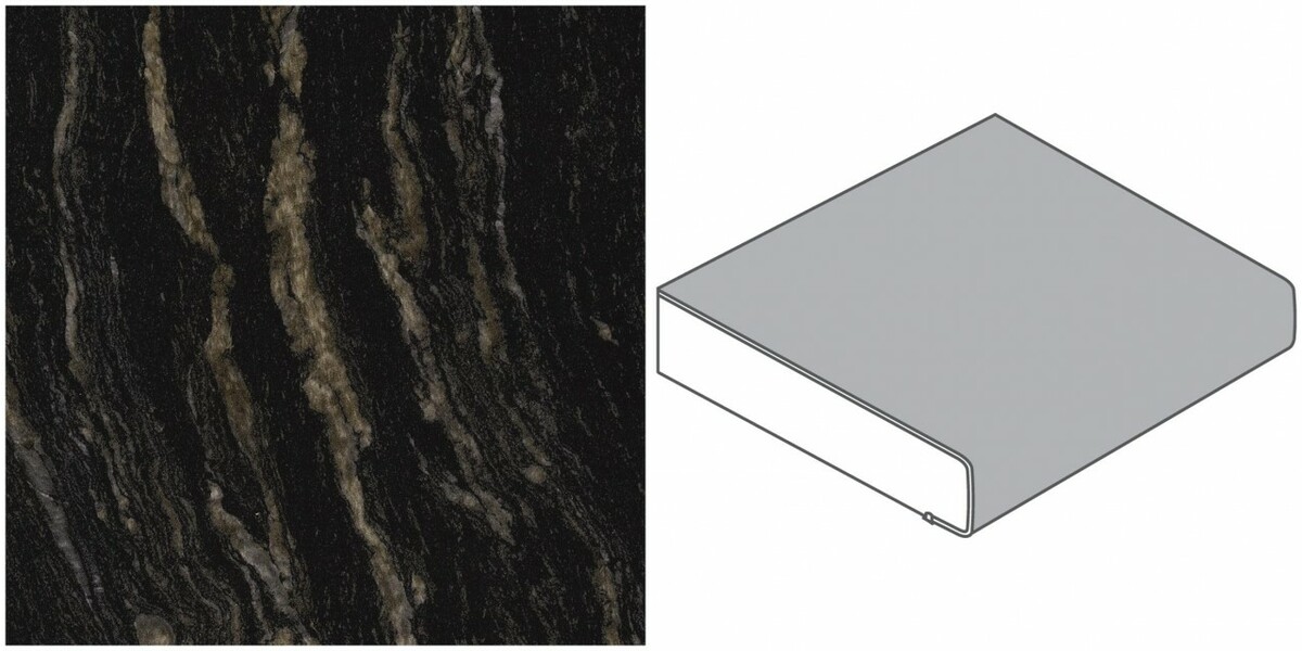 Bild 1 von GetaElements Küchenarbeitsplatte 410 x 60 cm, Stärke: 39 mm, C172SI Marmor st. laurent