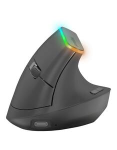 FIN Illuminated Rechargeable Vertical Ergonomic Mouse - wireless
