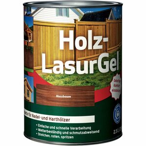 Holz-LasurGel Nussbaum 2,5 l