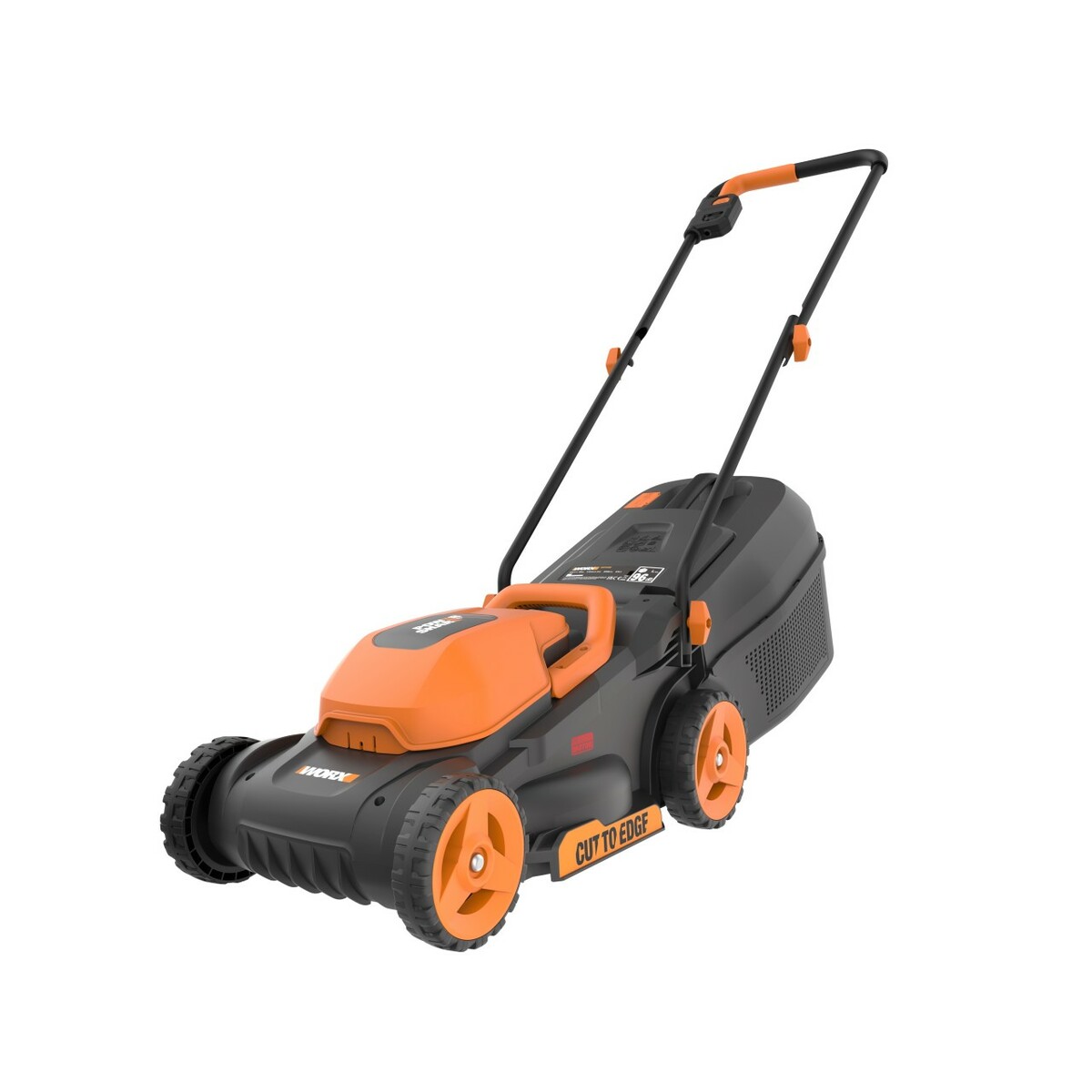 Worx Akku Rasenmäher WP733E 30 cm Schnittbreite, 20 V, inkl. 4 Ah Akku