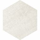 Bild 1 von Feinsteinzeug Hexagon Fabrik Ivory Glasiert Matt 21,5 x 25 x 0,9 cm