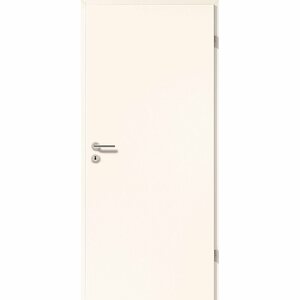 Zimmertür CPL Weiß Seidenmatt (GL223) 73,5 cm x 211 cm Anschlag R
