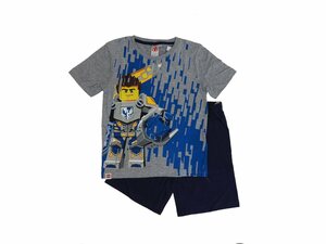 LEGO Nexo Knights Pyjama (Set) Kinder Schlafanzug kurz 2tlg. Shorty Set Clay Jungen