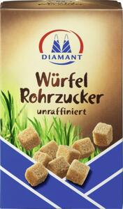 Diamant Würfel Rohrzucker unraffiniert