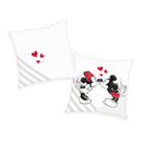 Bild 1 von Disney's Mickey & Minnie Soft Velboa Kissen, Größe: 40 x 40 cm