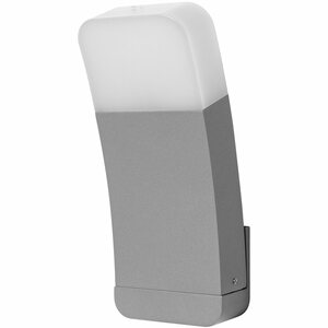 Ledvance Smart+ WiFi Außenwandleuchte Curve Silber RGBW Farbwechsel IP44