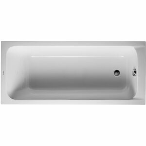 Duravit Acryl-Badewanne D-Code 170 cm Weiß einseitige Rückenschräge