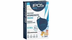 IPOS FFP2 NR Atemschutzmaske XS blau
