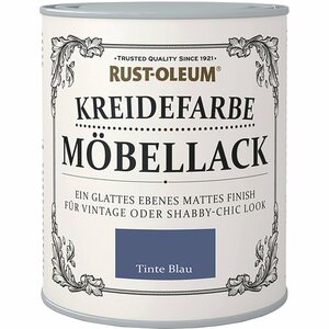 Rust-Oleum Kreidefarbe-Möbellack Tinte Blau matt 750 ml