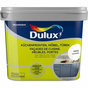 Dulux Fresh Up Lack für Küchen, Möbel und Türen Glänzend Weiß 750 ml