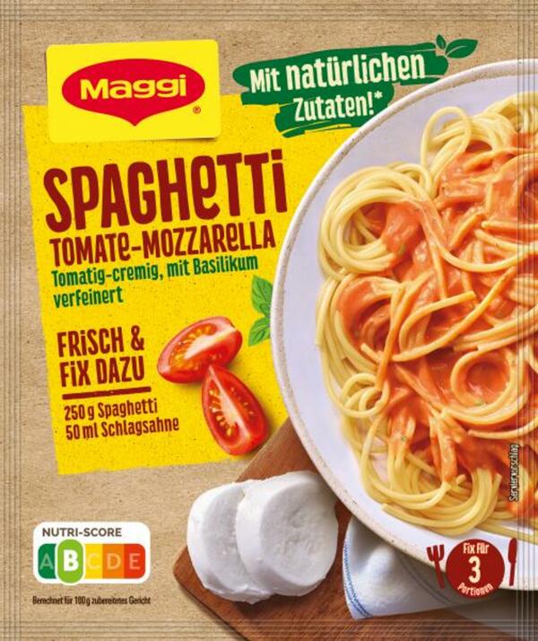 Bild 1 von Maggi Fix für Spaghetti Tomate-Mozzarella