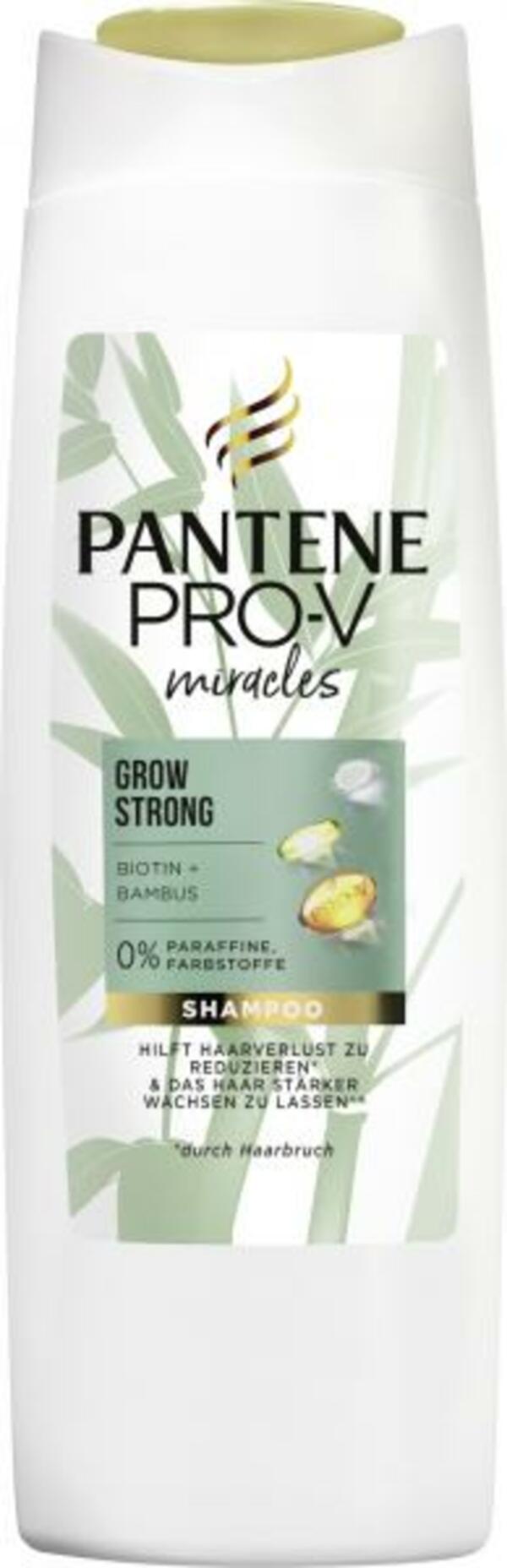 Bild 1 von Pantene Pro-V Miracles Grow Strong Shampoo Mit Biotin Und Bambus