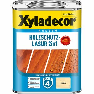 Xyladecor Holzschutz-Lasur 2in1 Transparent 750 ml