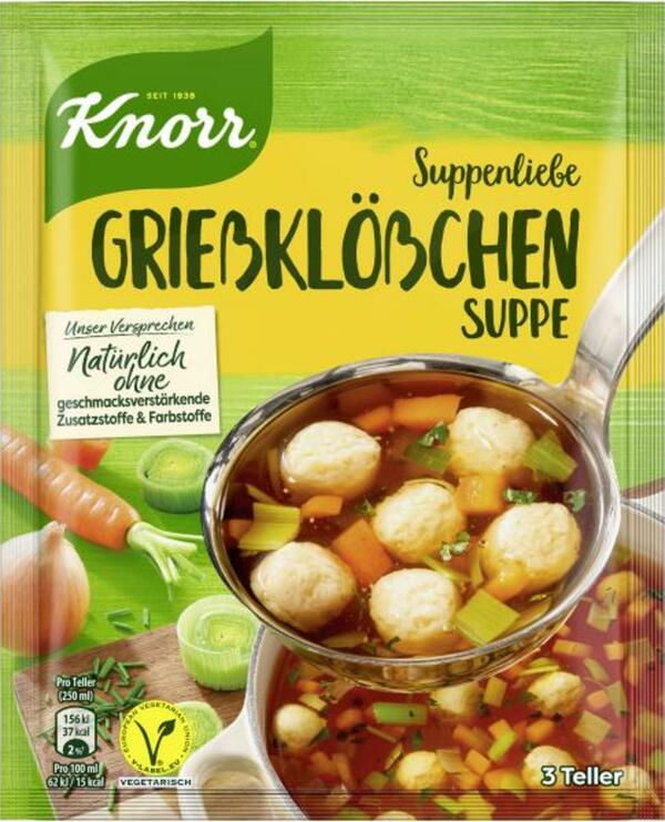 Bild 1 von Knorr Suppenliebe Grießklößchen Suppe