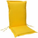 Bild 1 von indoba® Sitzauflage Hochlehner Premium 95°C vollwaschbar Gelb 120x50 cm