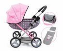 Bild 1 von Bayer Puppenwagen »Cosy, grau/rosa«, mit Wickeltasche