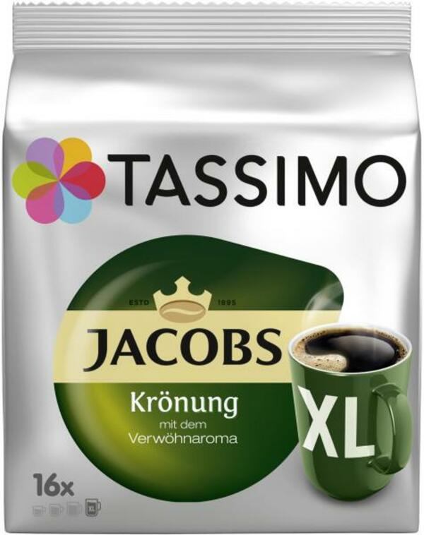 Bild 1 von Tassimo Kapseln Jacobs Krönung XL, 16 Kaffeekapseln
