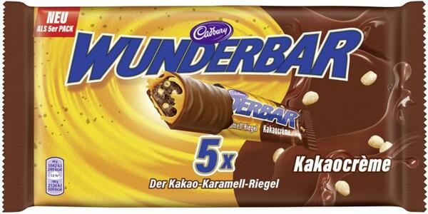 Bild 1 von Cadbury Wunderbar Kakao-Karamell-Riegel