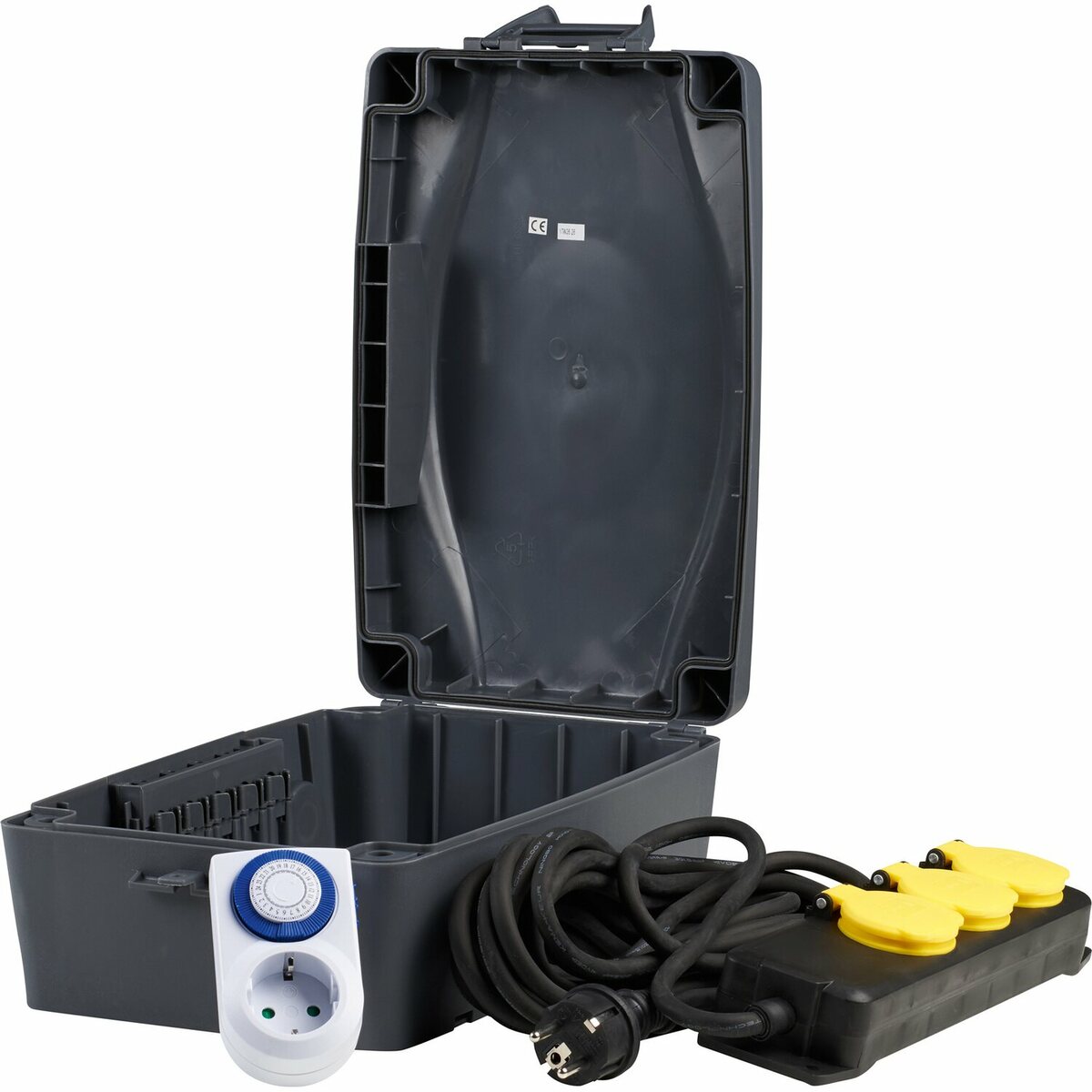 Bild 1 von Wetterschutzbox incl. 3-fach Steckdosenleiste 8 m