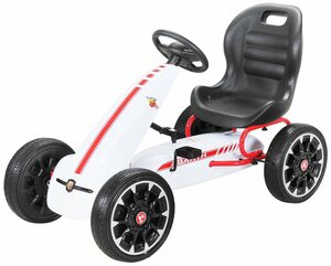 Actionbikes Motors Go-Kart »Auto Kinderfahrzeug Go Kart Abarth FS595«, Mit Handbremse - geschlossener Kettenkasten - 4-10 Jahre