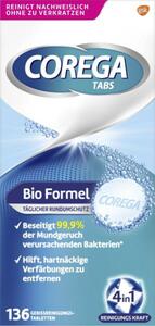 Corega Tabs Gebissreinigungs-Tabletten Bio Formel Rundumschutz