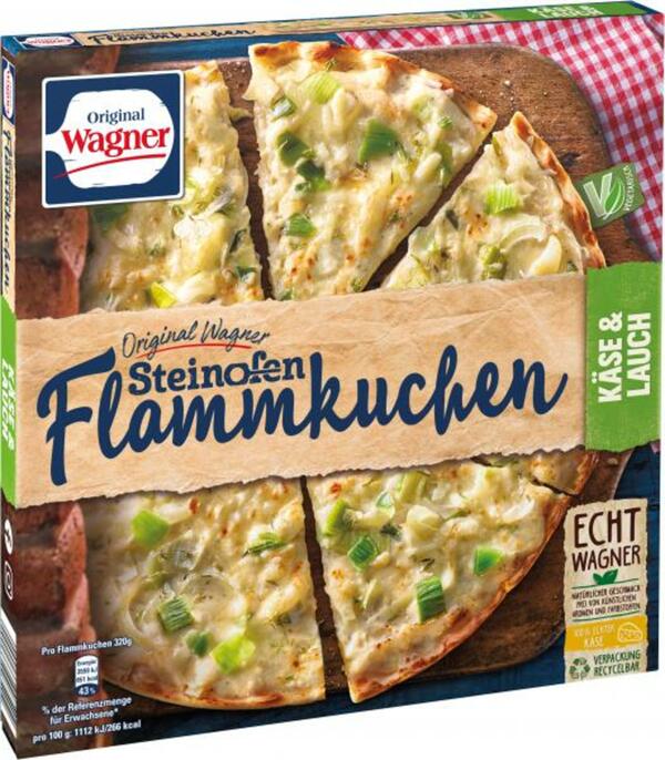 Bild 1 von Original Wagner Flammkuchen Käse & Lauch