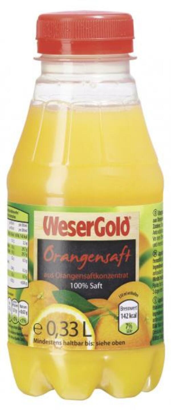 Bild 1 von Wesergold Orangensaft (Einweg)