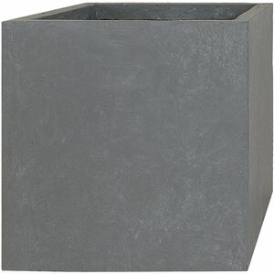 Pflanzwerk® Pflanzkübel Cube 28 cm x 28 cm x 28 cm Grau