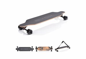 Byox Skateboard »Kinder Skateboard Longboard 41"«, PU Rollen, ABEC-11, Gurt, bis 100 kg