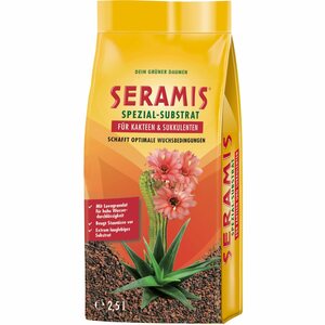 Seramis Spezial-Substrat für Kakteen & Sukkulenten 2,5 l