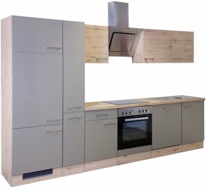 Flex-Well Küchenzeile »Riva«, mit E-Geräten, Gesamtbreite 310 cm