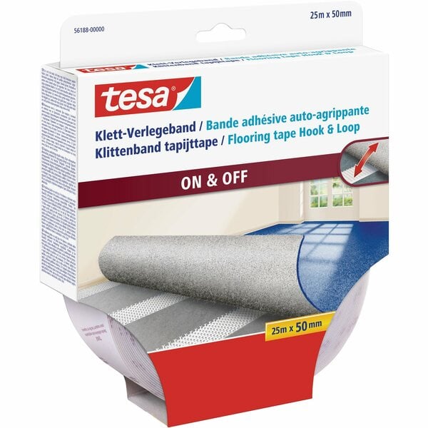 Bild 1 von Tesa Klett-Verlegeband 25 m x 50 mm