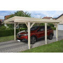 Bild 1 von Einzelcarport »Modern 1«, Außenmaß BxT: 360 x 510 cm, braun, Holzart: Fichte