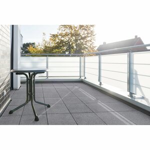 Terrassenplatte Beton Nano Tec Grau 40 cm x 40 cm x 4 cm