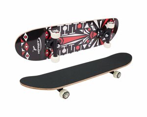 Hornet by Hudora Skateboard »Hornet Skateboard ABEC 1 schwarz rot«